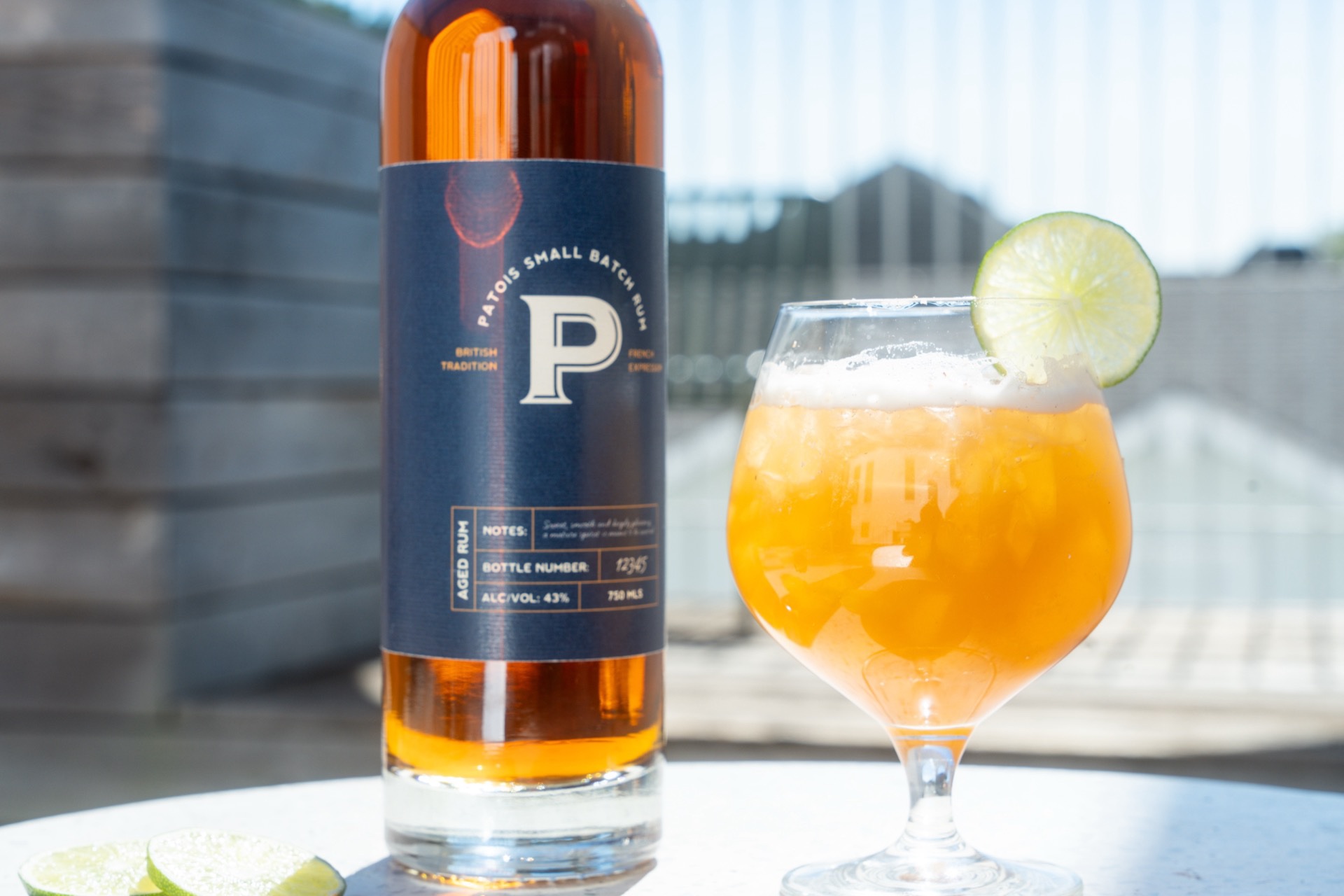 Patois aged rum and a swizzle in the sun at the Common House launch