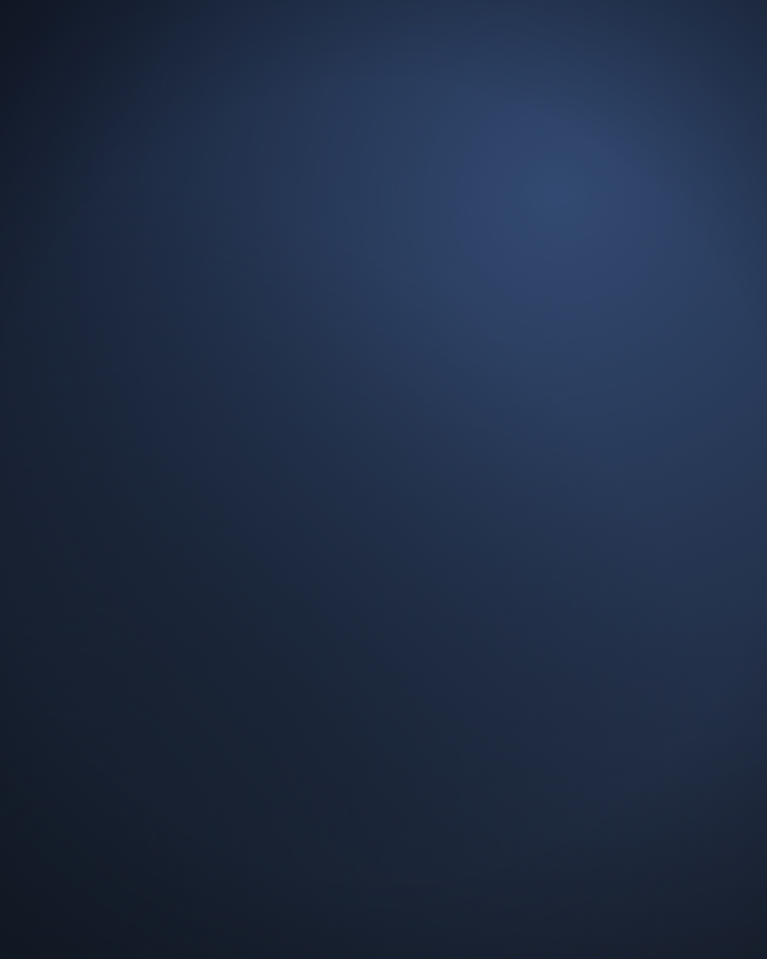 Placeholder study — night blue gradient